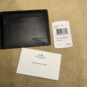 Coach Men’s Slim Card Wallet